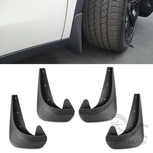4pcs Front Rear Mudguards Splash Guards Wheel Protector New Upgrade Fender Car Auto Accessories Mudflaps Universal