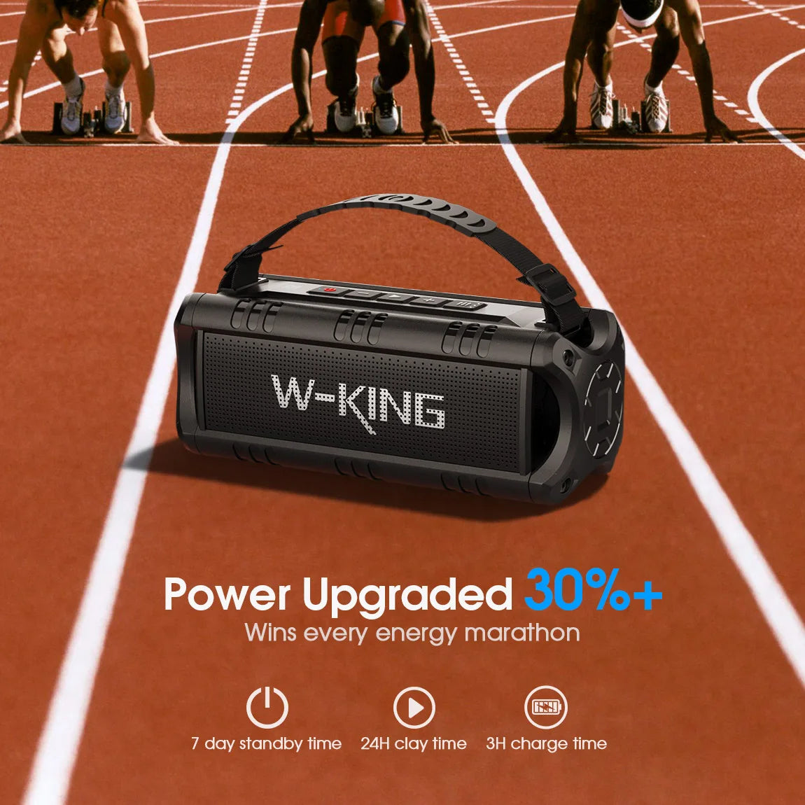 W-King 30W Bluetooth Speaker Portable IPX6 Waterproof Outdoor