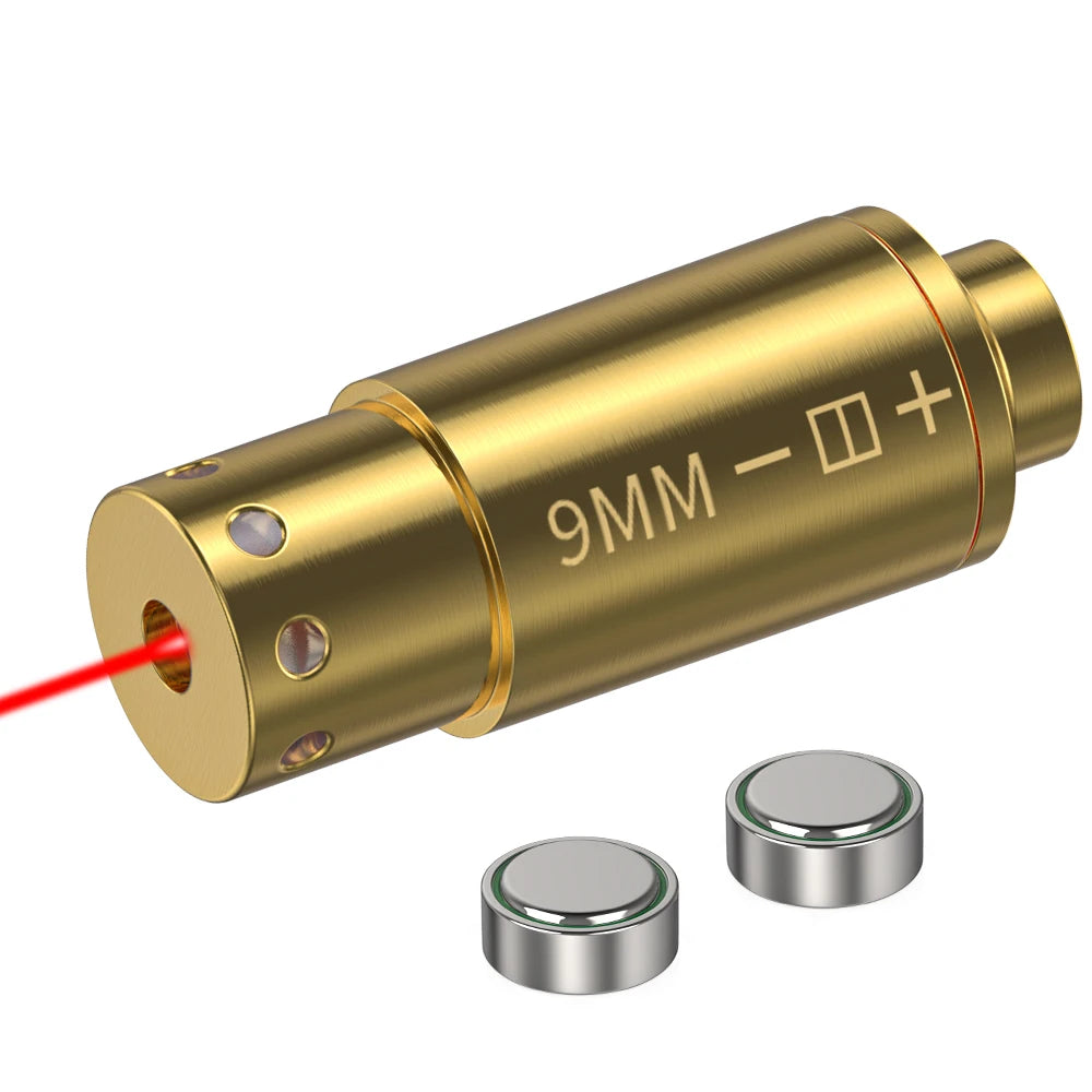 Bore Sight Red Dot Laser Cartridge For Pistols And Rifles
