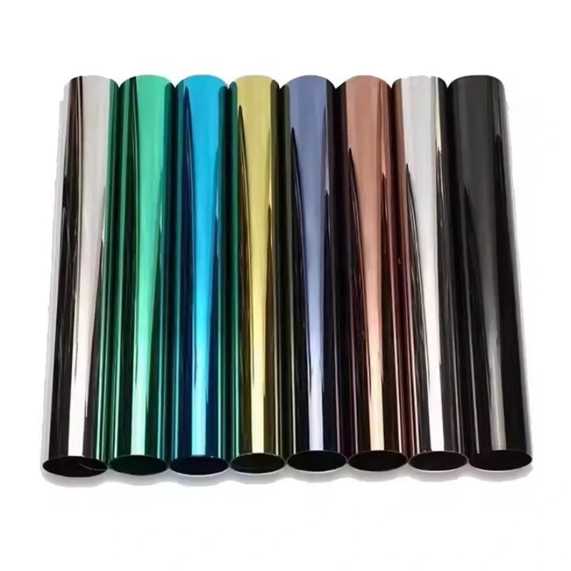 0.9X6.5M One Way Privacy Window Film Reflective Mirror Sun Blocking Heat Control Daytime See Out But Not in Window Tint for Home