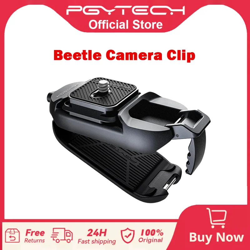 PGYTECH Beetle Camera Clip With Plate Quick Release System