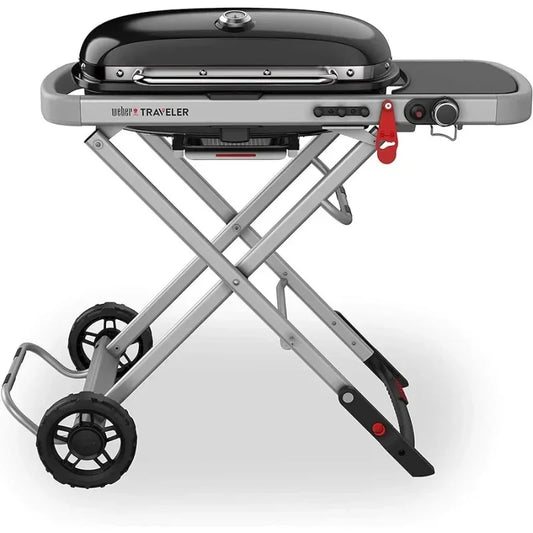 Weber Traveler Portable Gas Grill for Ultimate On-The-Go Grilling