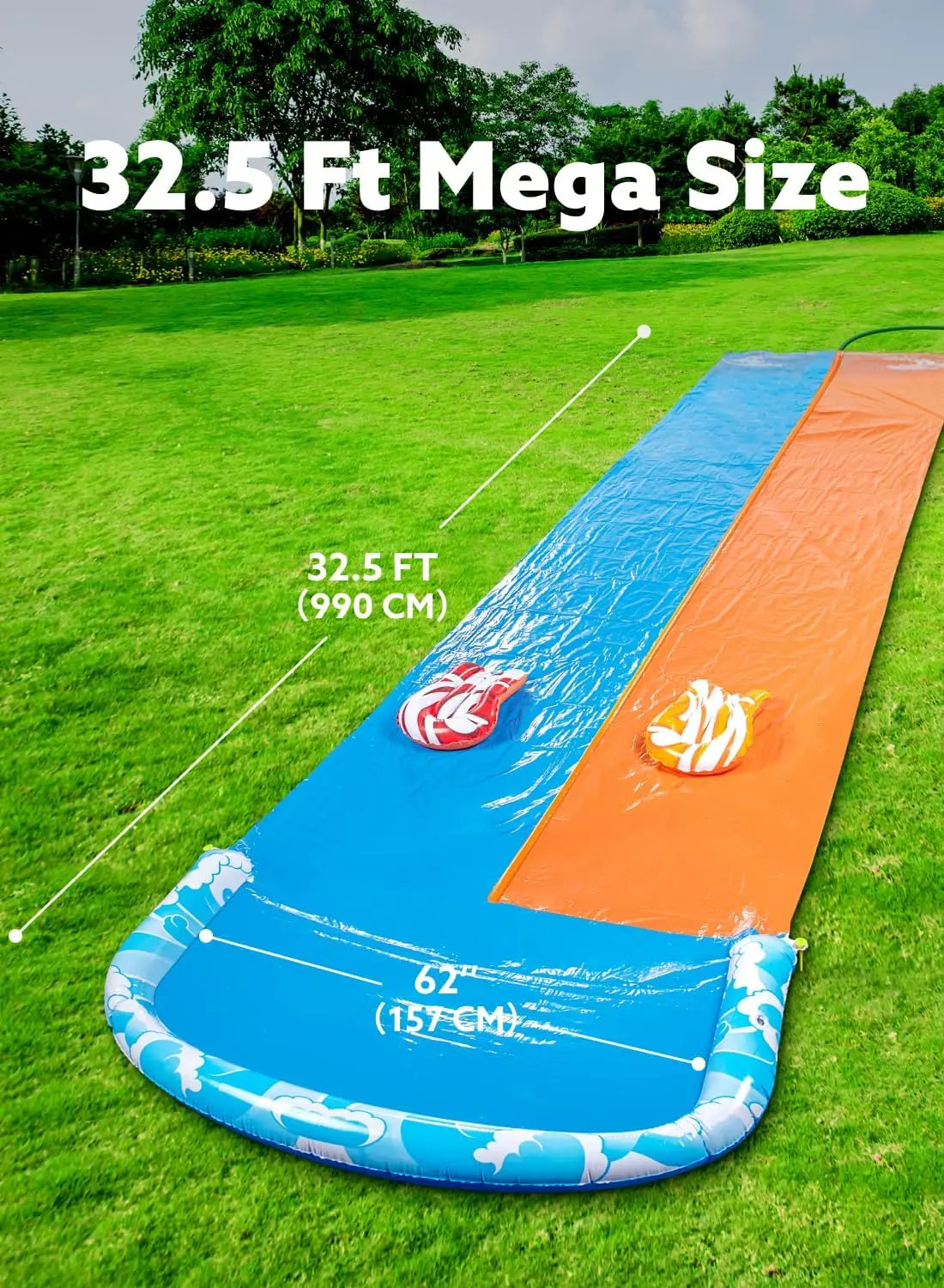 Inflatable Water Slide With Sprinkler For Kids And Family Outdoor Fun