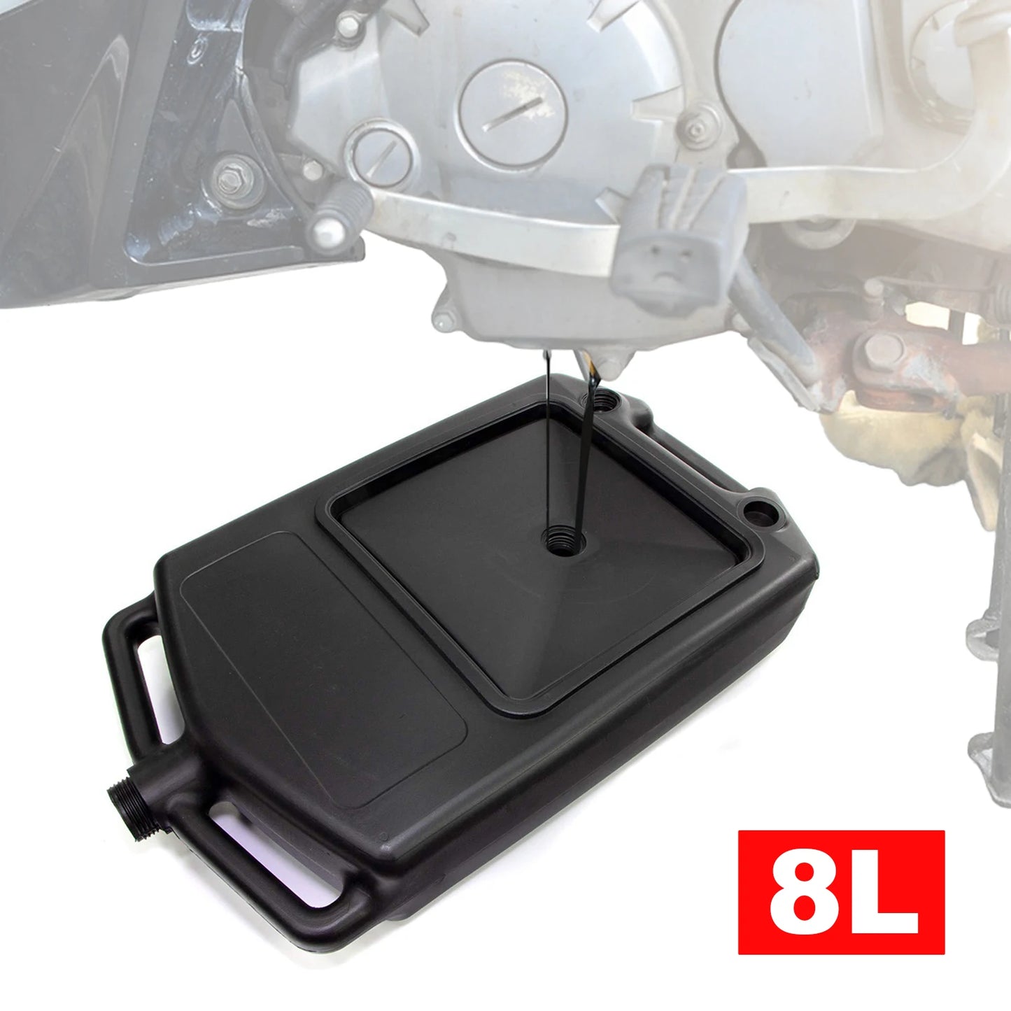 APWIKOGER Spill Proof Oil Drain Pan Cars And Motorcycles