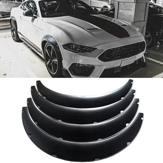 Ford Mustang 4Pc Fender Flares Wide Body Kit Wheel Arches