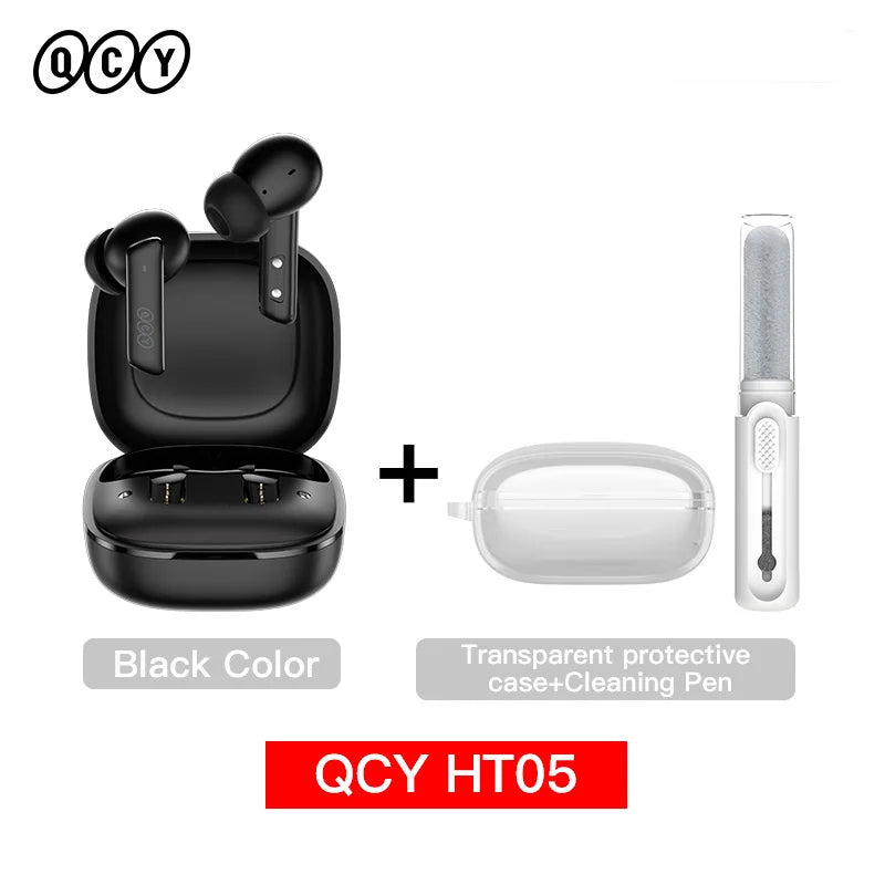 QCY HT05 ANC Wireless Earbuds 40dB Noise Cancellation Bluetooth 5.2