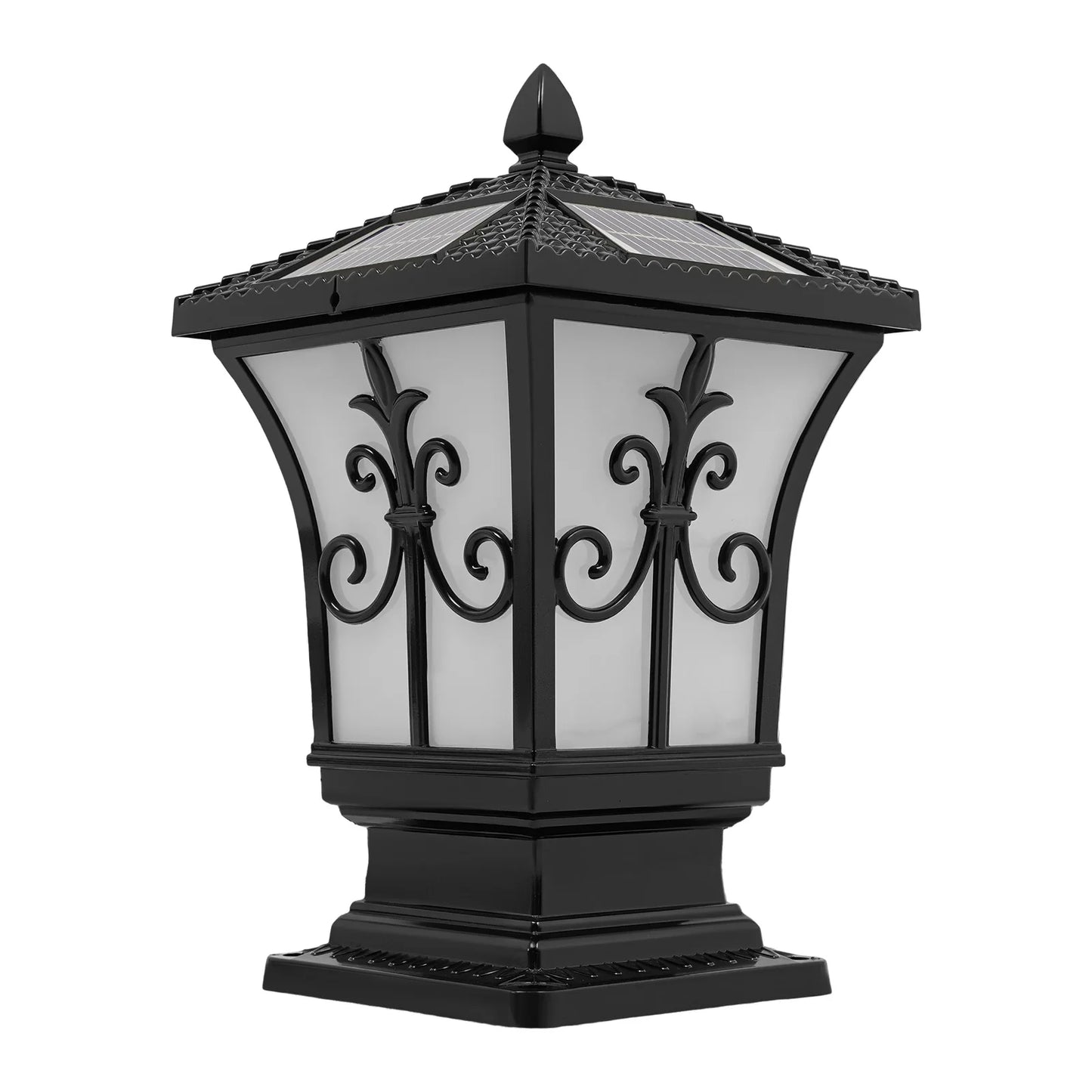 Outdoor Solar Post Light IP44 Pillar Lamp With Weatherproof