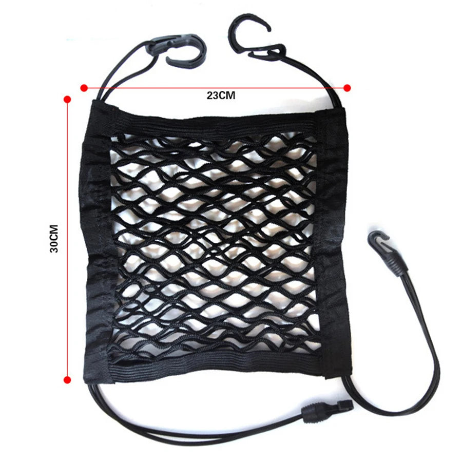 Pet Car Barrier With Automatic Safety Mesh Back Seat Protector