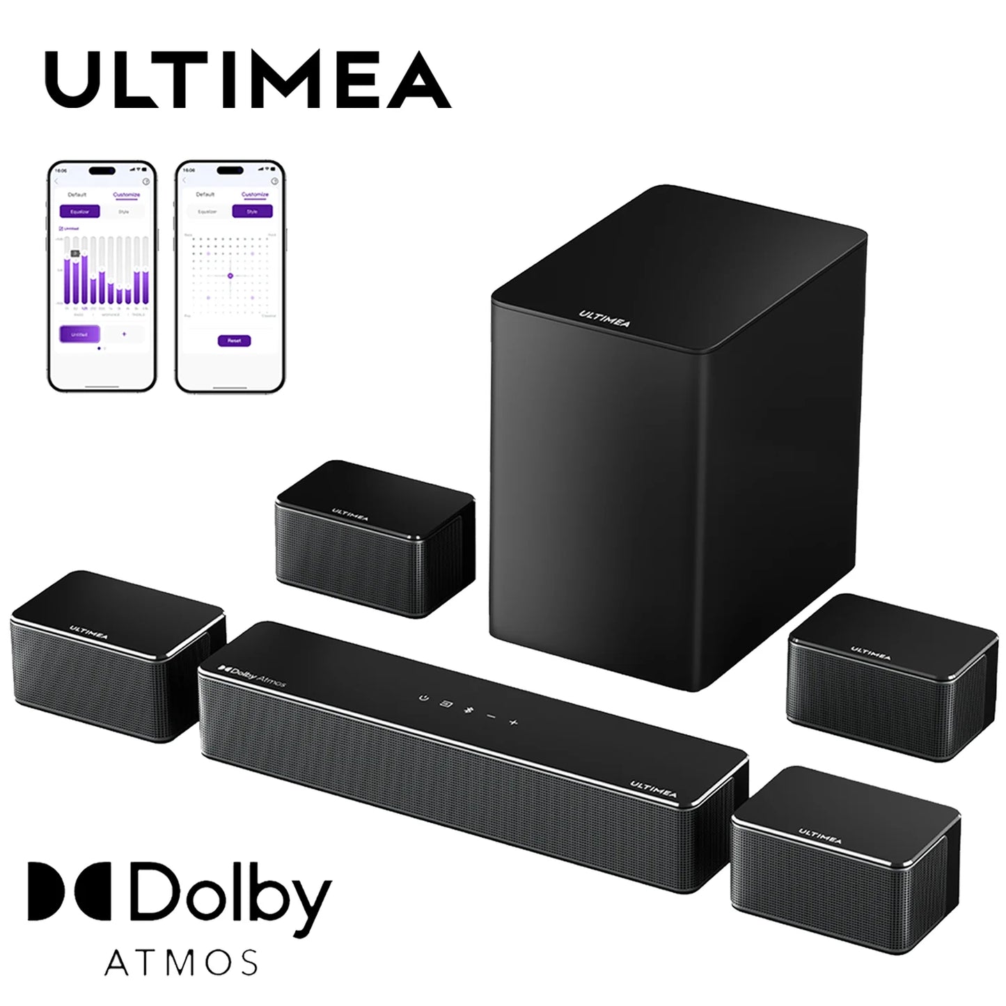 Ultimea 460W 7.1 Channel Soundbar Dolby Atmos with Subwoofer