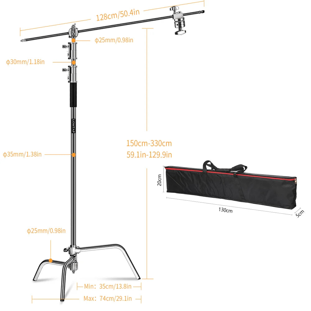 SHC Stand C Stand Photography Stand Stainless Steel Arm Head