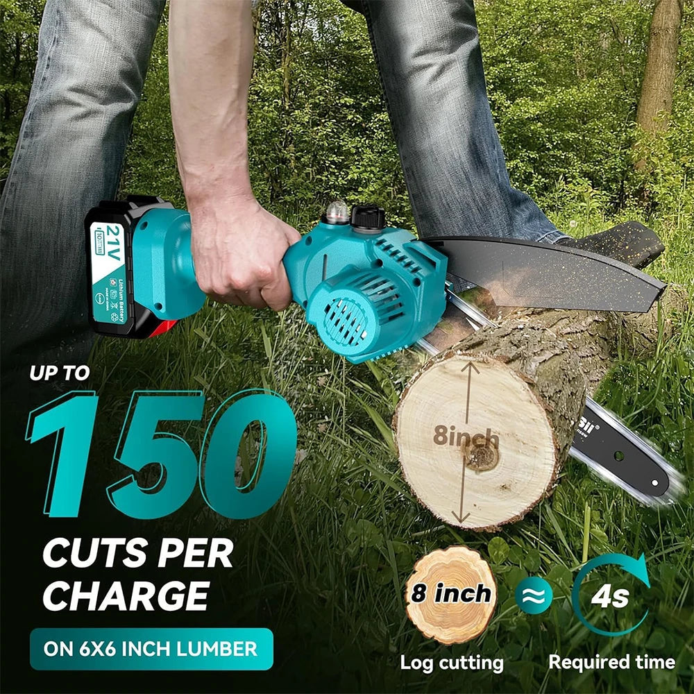 Seesii Mini Cordless Chainsaw Kit For Makita 18V Battery
