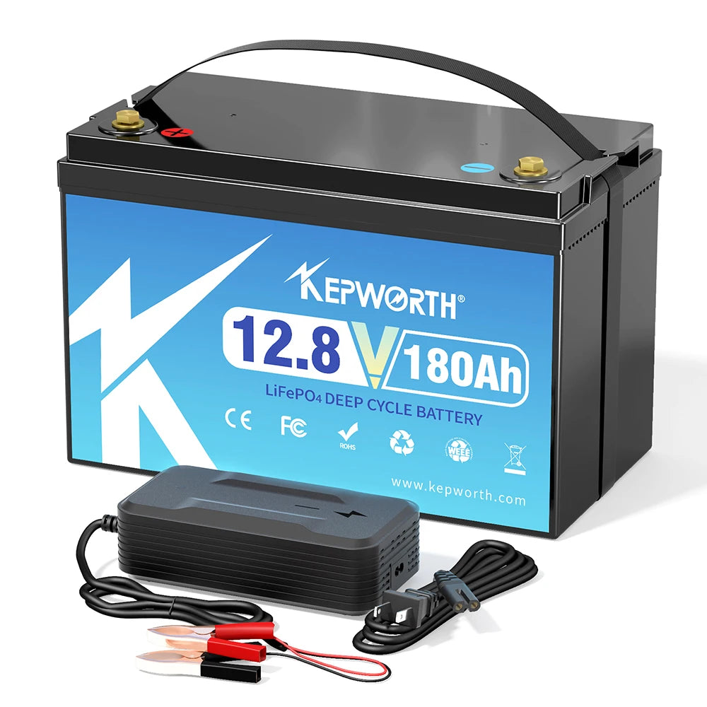 KEPWORTH 12V LiFePO4 Battery 100To300Ah For RV Marine Trolling Motor