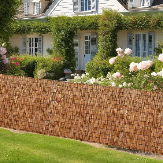 Natural Reed Fence Roll For Outdoor Garden And Patio Decor