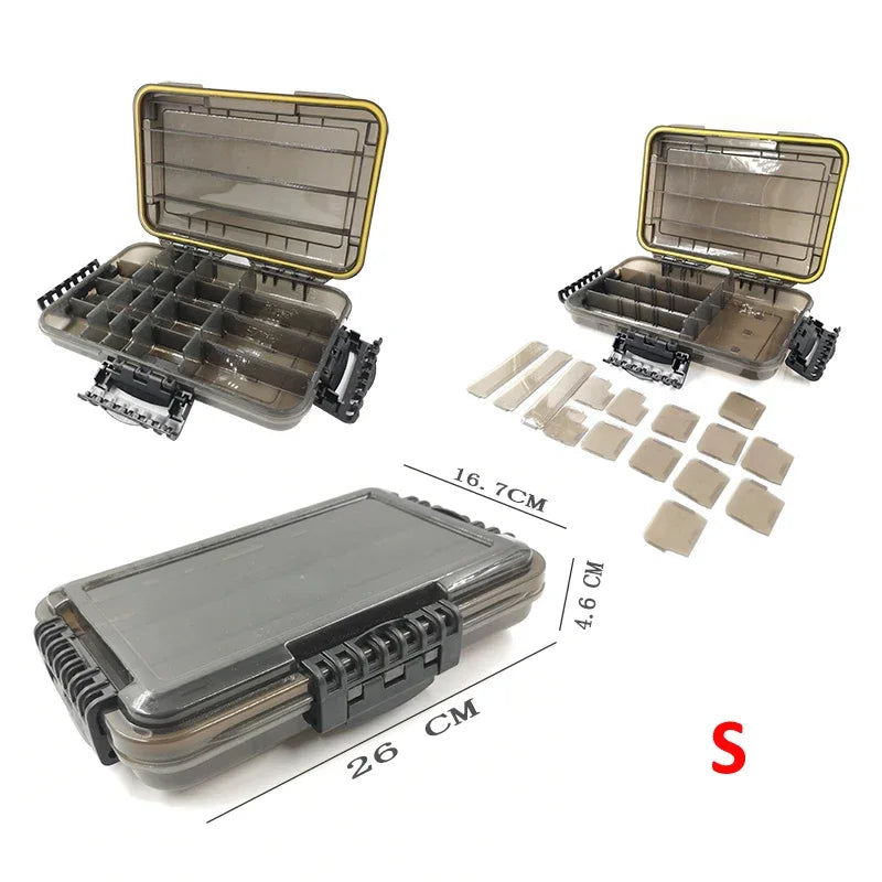 Waterproof Fishing Tackle Box High Capacity Storage