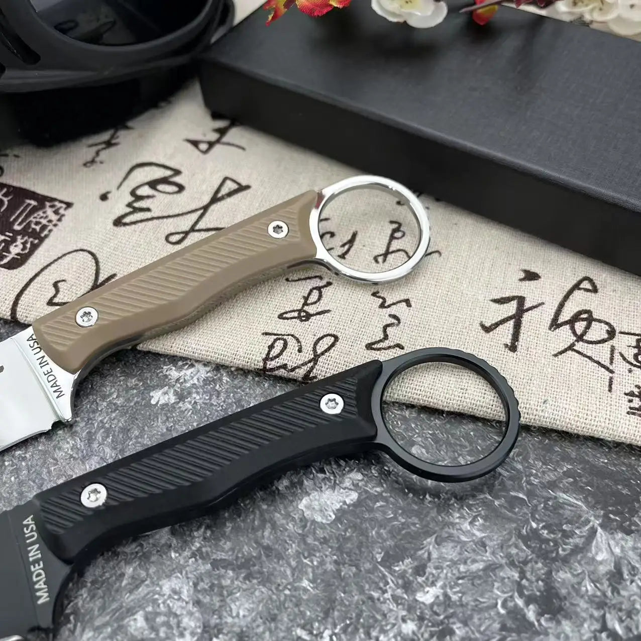 DIY Supplies Woodworking Fixed Blade Survival Knife MKC Outdoor Tactical