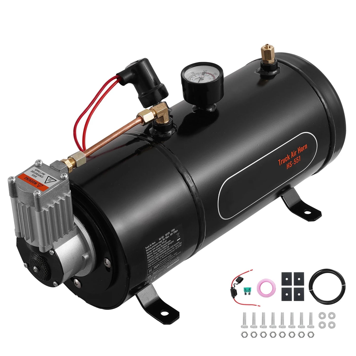 SucceBuy 12V Onboard Air Compressor System For Vehicles
