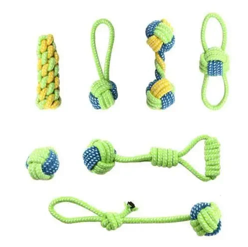 YTYIN Interactive Cotton Rope Dog Toy For Puppies And Dogs