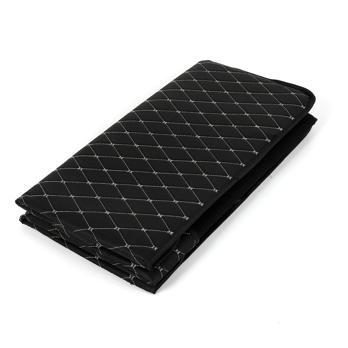 VODOO Foldable PU Leather Back Seat Extender Holds 661 Lbs