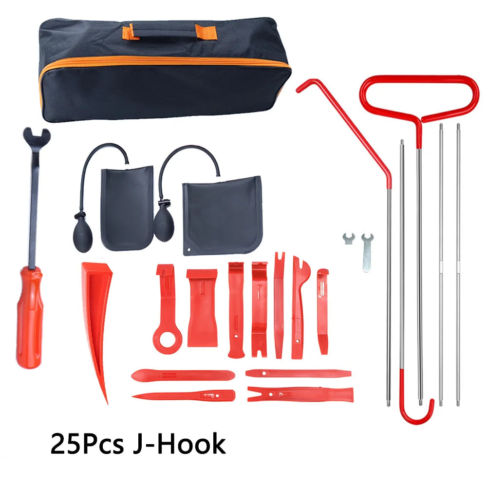 Car Window Emergency Lockout Kit With Air Wedge Bag Pump