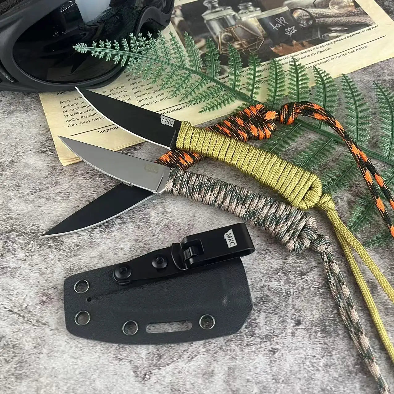 DIY Supplies Woodworking Montana MKC Fixed Blade Knife Outdoors