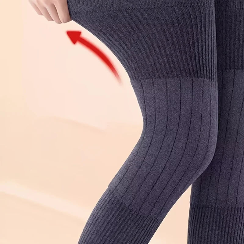 NONE Extended Knee Sleeves Unisex Winter Warm Thick Non Slip