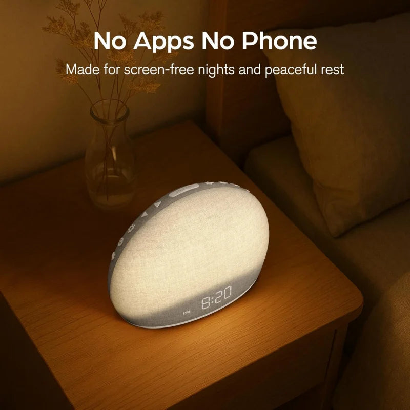 Sunrise Alarm Clock With White Noise And Wake Light