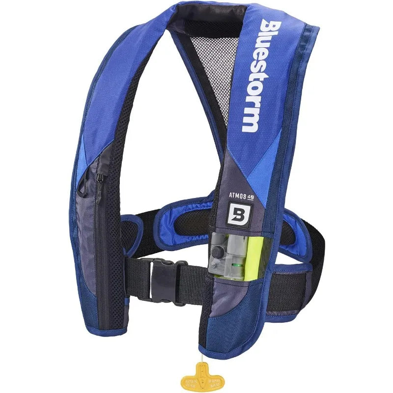 YTYIN Bluestorm Atmos 40 Automatic/Manual PFD Life Jacket USCG Approved