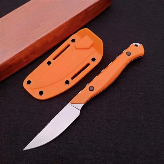 NONEDIY BM 15700 Fixed Blade Knife CPM-154 Santoprene Handle Outdoor