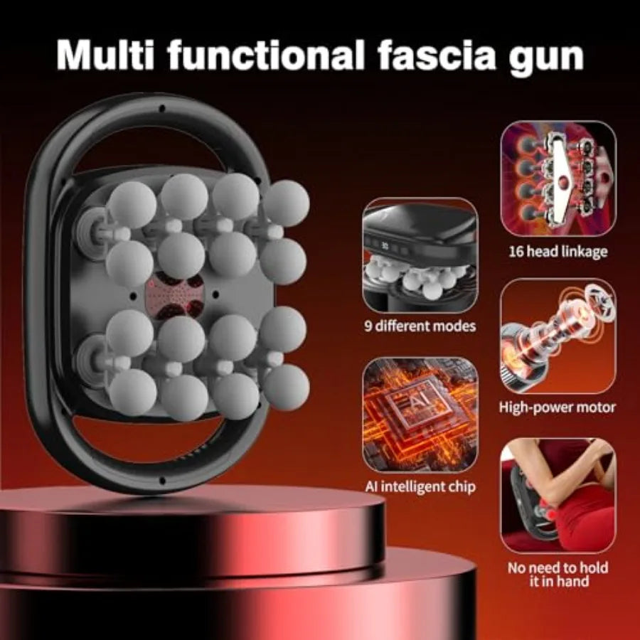 16 Head Massage Gun Set Back Leg Deep Tissue Relief