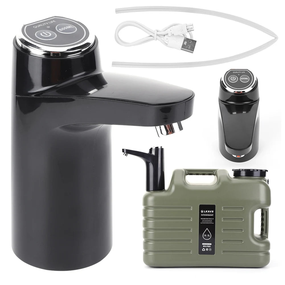 APWIKOGER Wireless USB Rechargeable Water Pump For Camping