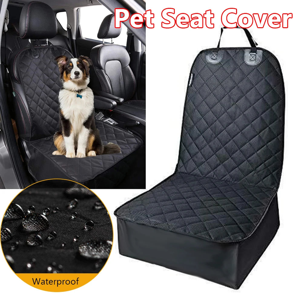 Shunmaii Waterproof Dog Car Front Seat Cover Non Slip