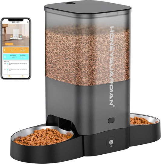Automatic Cat Feeder For Two Cats With WiFi App Control