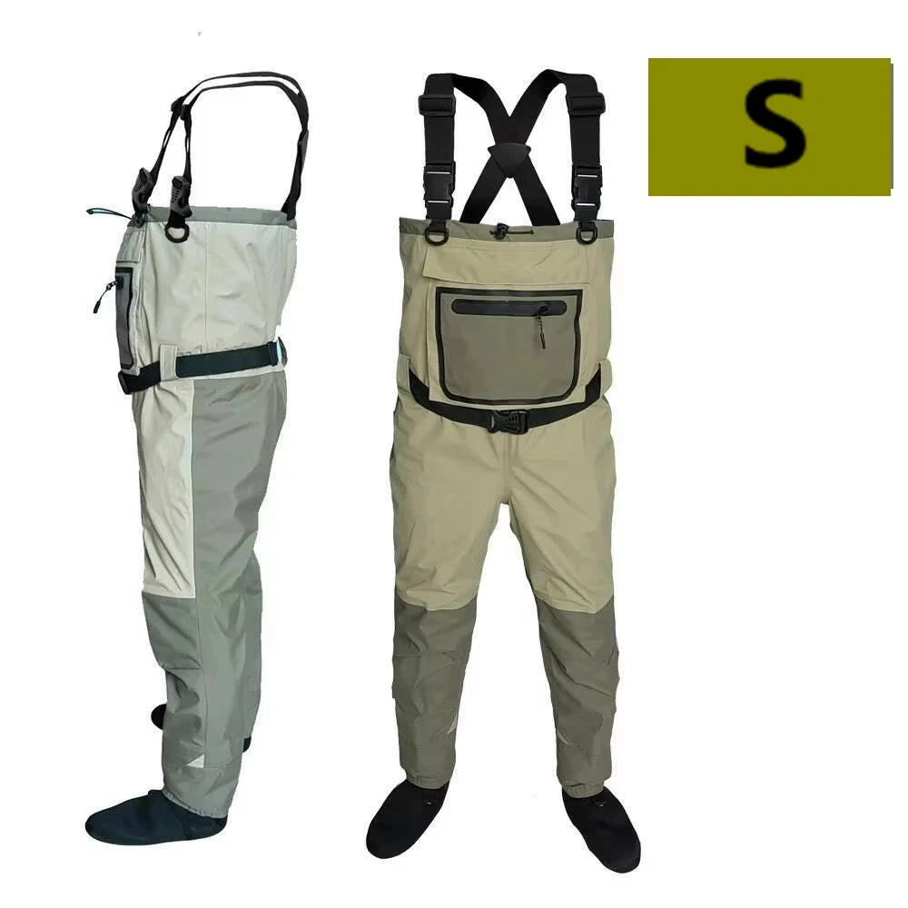 ELUANSHI Neoprene Fly Fishing Waders Unisex Quick Dry Waterproof
