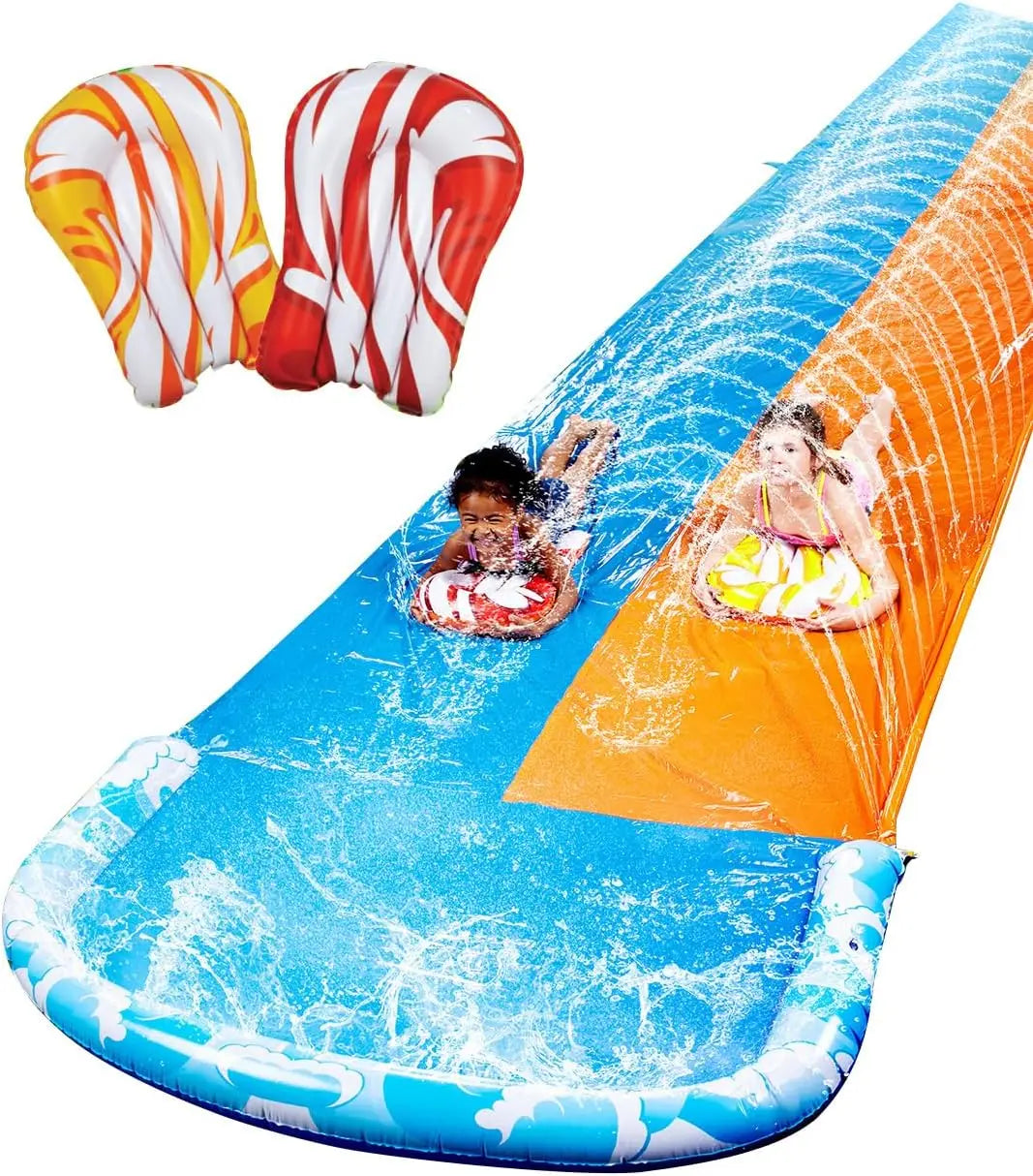 Inflatable Water Slide With Sprinkler For Kids And Family Outdoor Fun