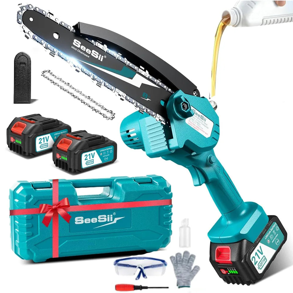 Seesii Mini Cordless Chainsaw Kit For Makita 18V Battery