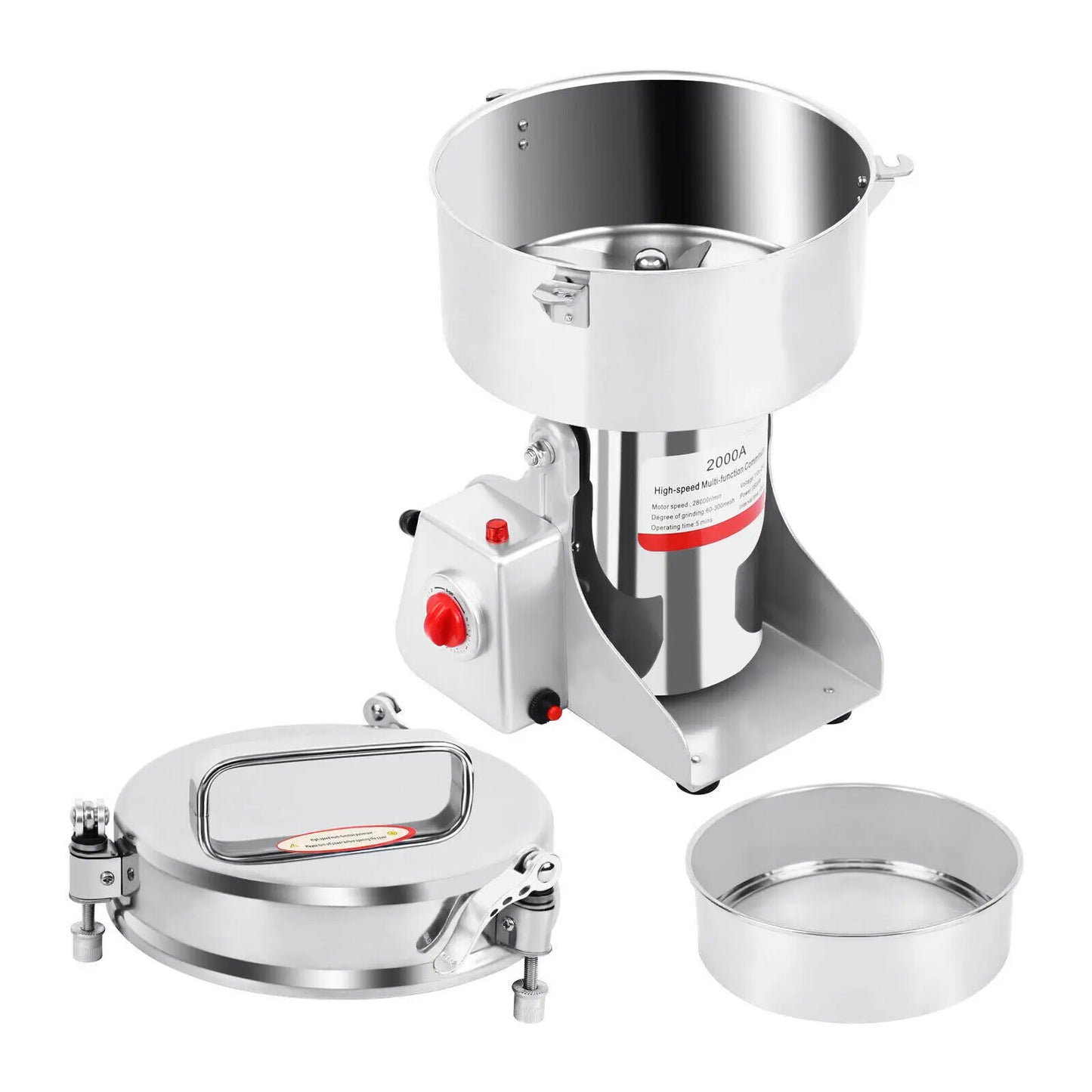 Hign-concerned Chemical Electric Grain Mill Grinder Stainless Steel Pulverizer