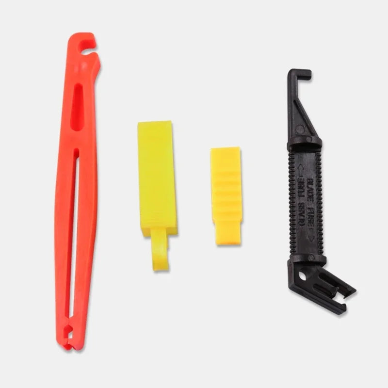 Four Piece Micro Car Fuse Puller Plier Tweezers Set