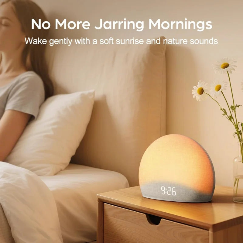 Sunrise Alarm Clock With White Noise And Wake Light