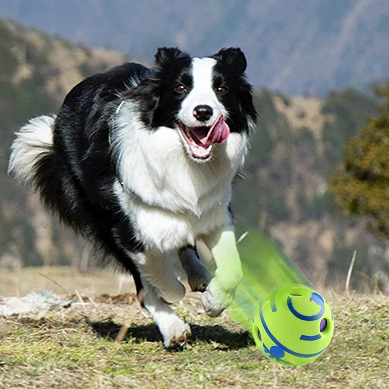 YTYIN Wobble Wag Giggle Ball Dog Toy For Attention
