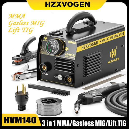 HZXVOGEN HVM140 3 In 1 MIG Welder MMA TIG