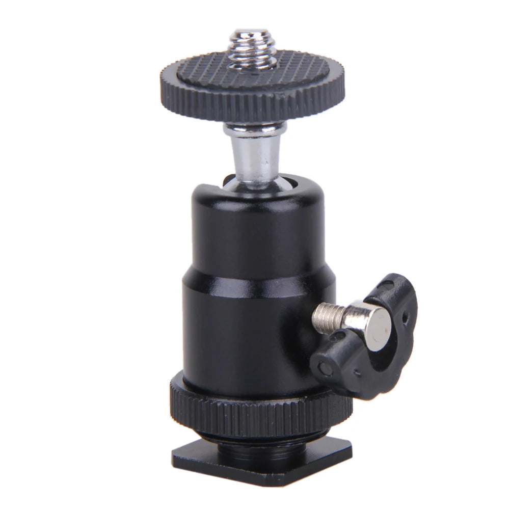 Shunmaii Aluminum LED Flash Bracket for Camera Tripod Mount