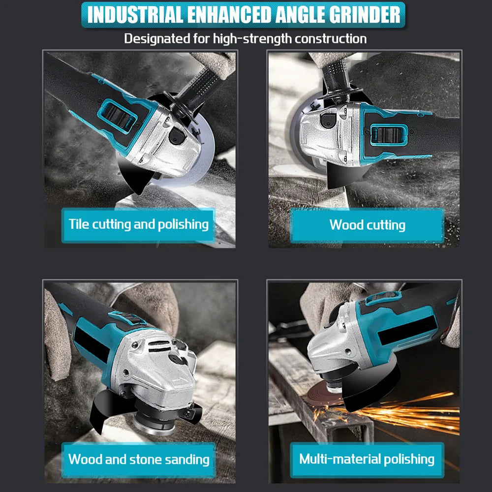 Magnitt Brushless Cordless Angle Grinder 18V Power Tool