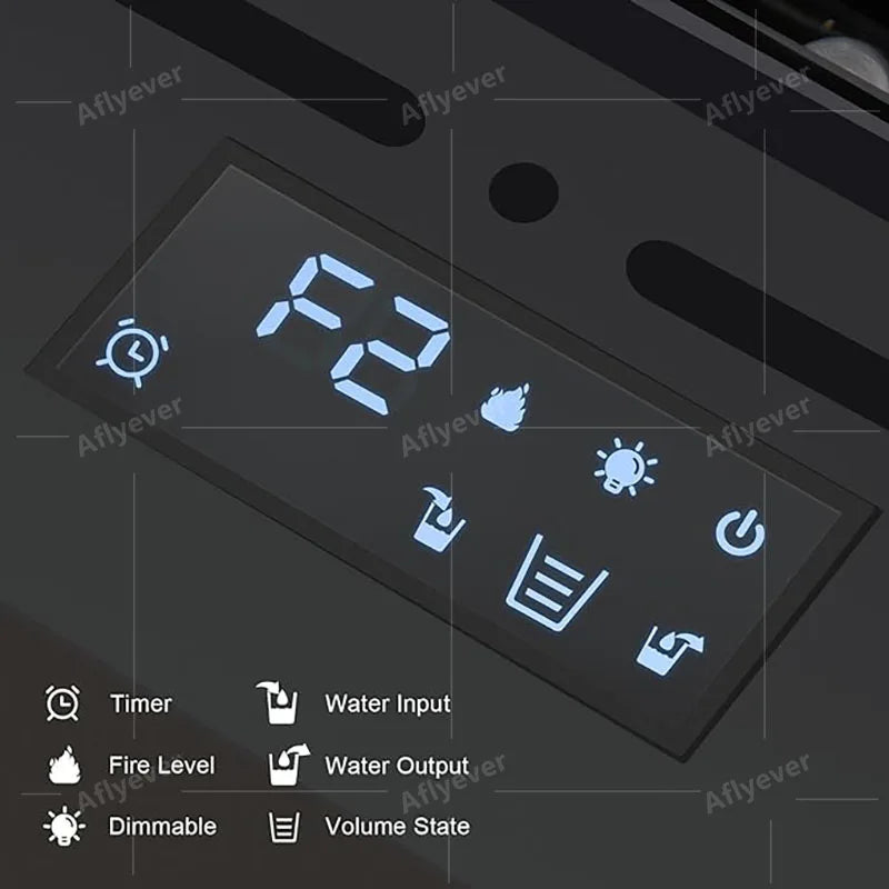 AFLYEVER Intelligent Water Replenishment 3D Atomization Fireplace
