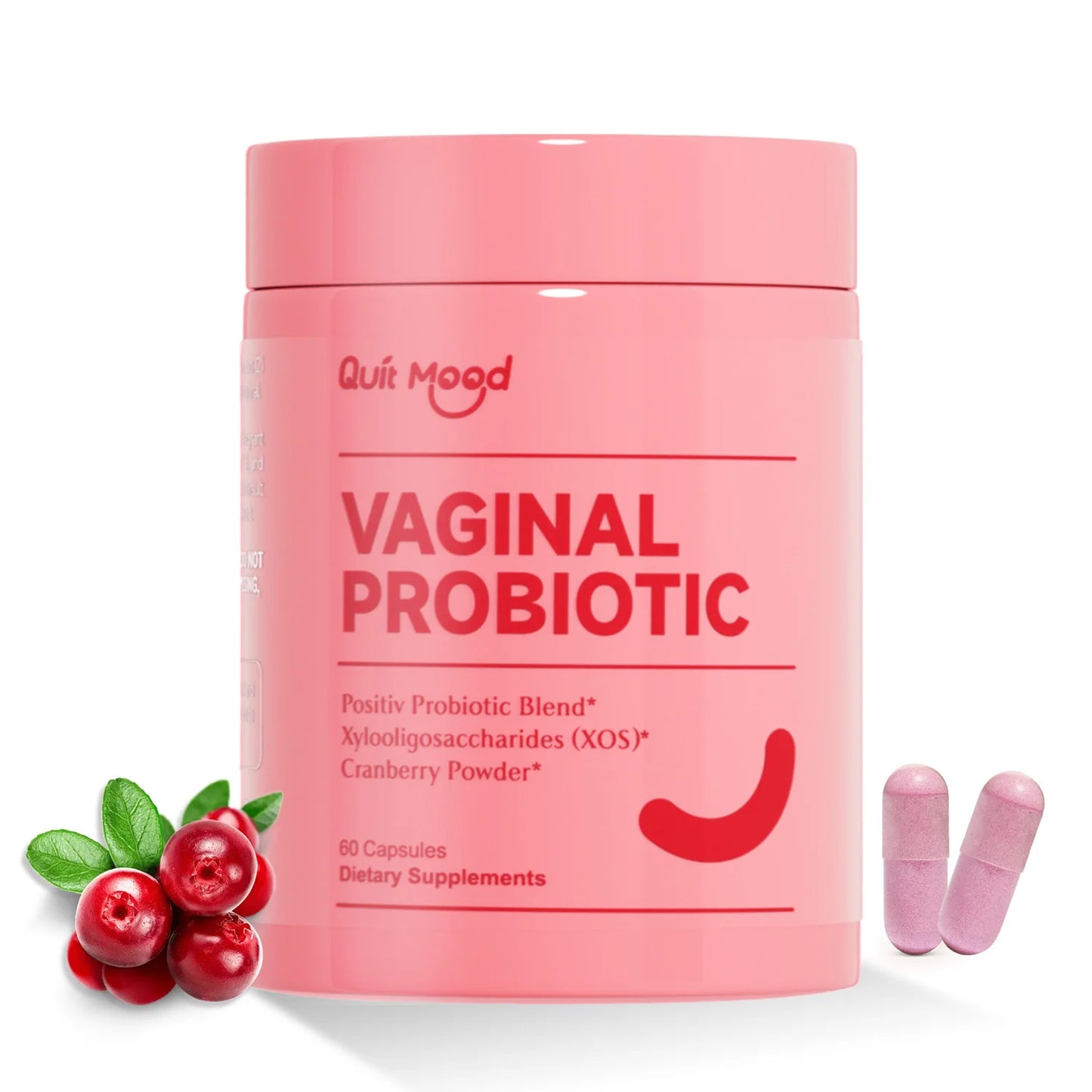 Quit Mood Women's Probiotics Once Daily for Female Health