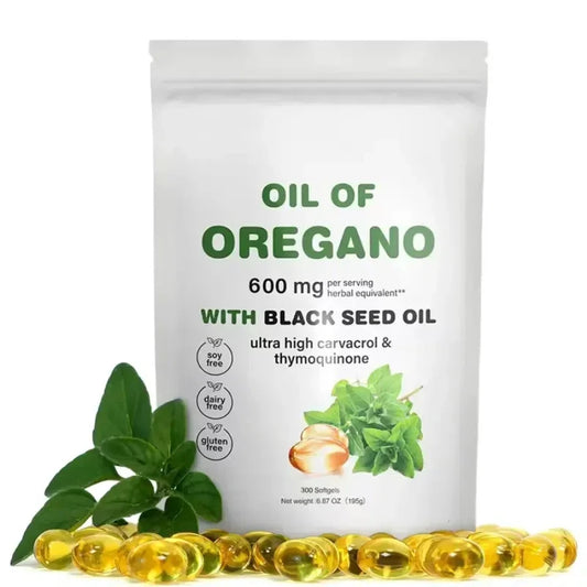 Quit Mood Oil of Oregano With Black Seed Oil Capsules