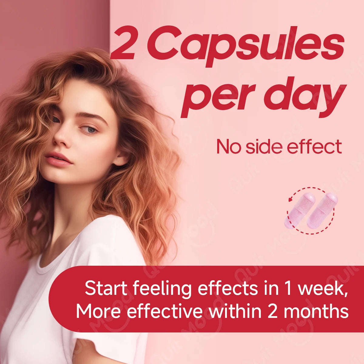 Quit Mood Women's Probiotics Once Daily for Female Health