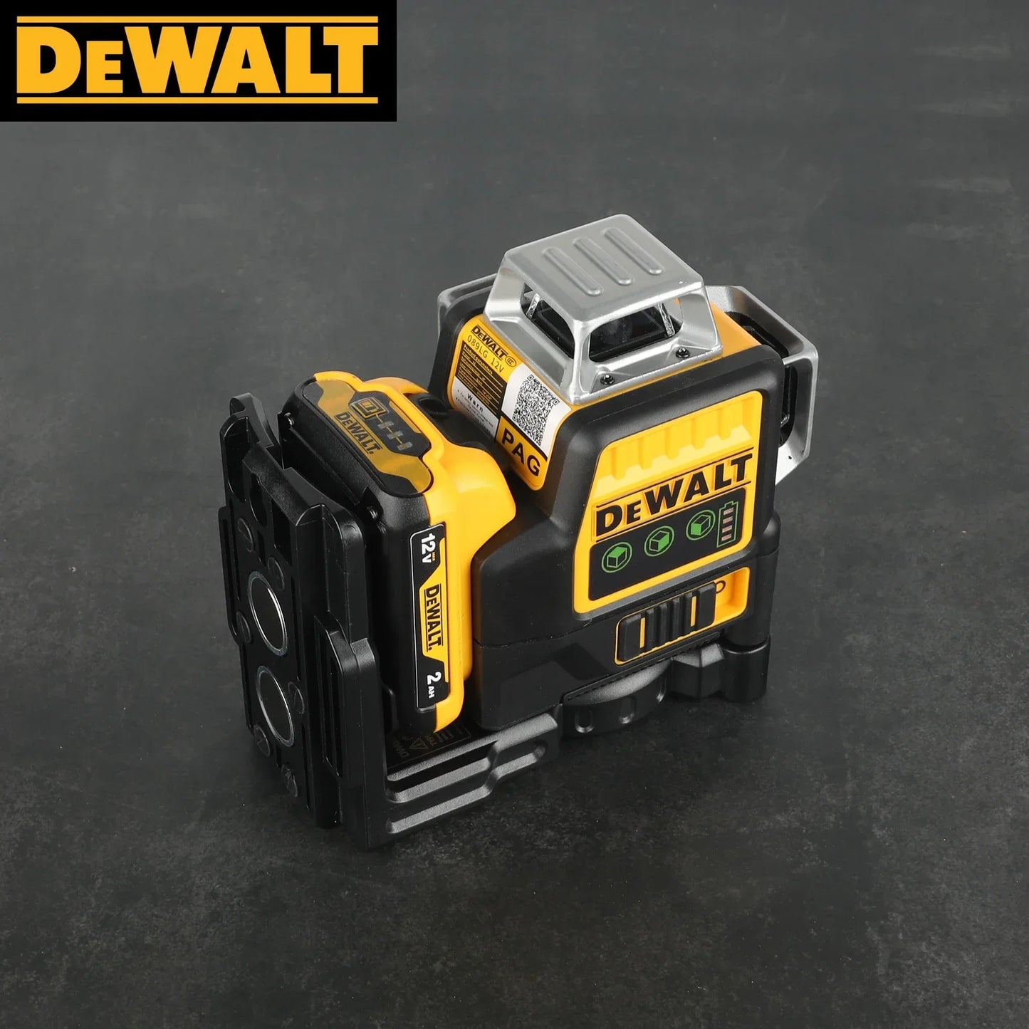 DEWALT DW089LG 3 Sides 360 Degree Laser Level Green Beam