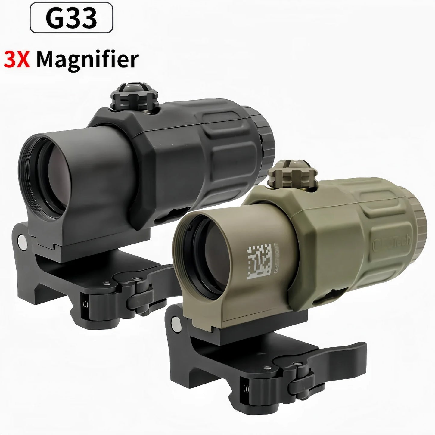 Nabila G33 G43 G45 Tactical Magnifier Scope For Airsoft