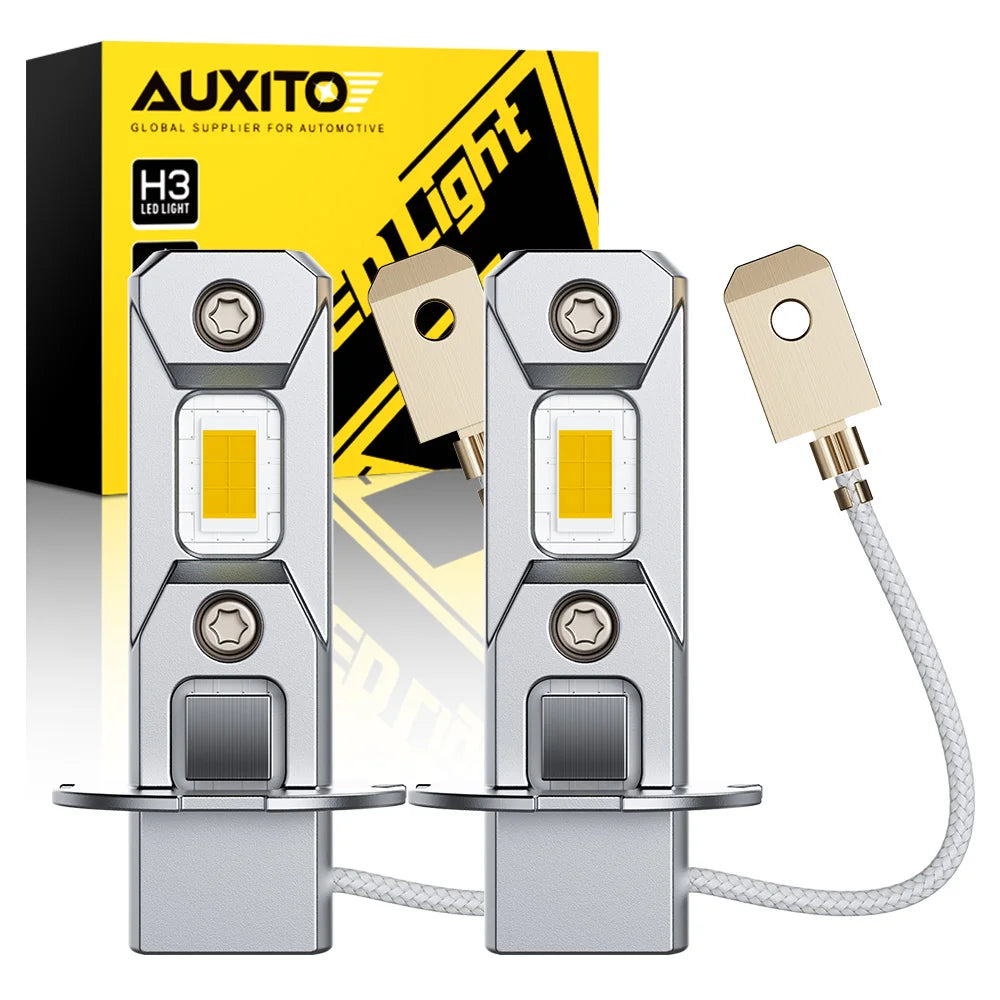 AUXITO Canbus H3 LED Fog Light Bulbs Plug and Play