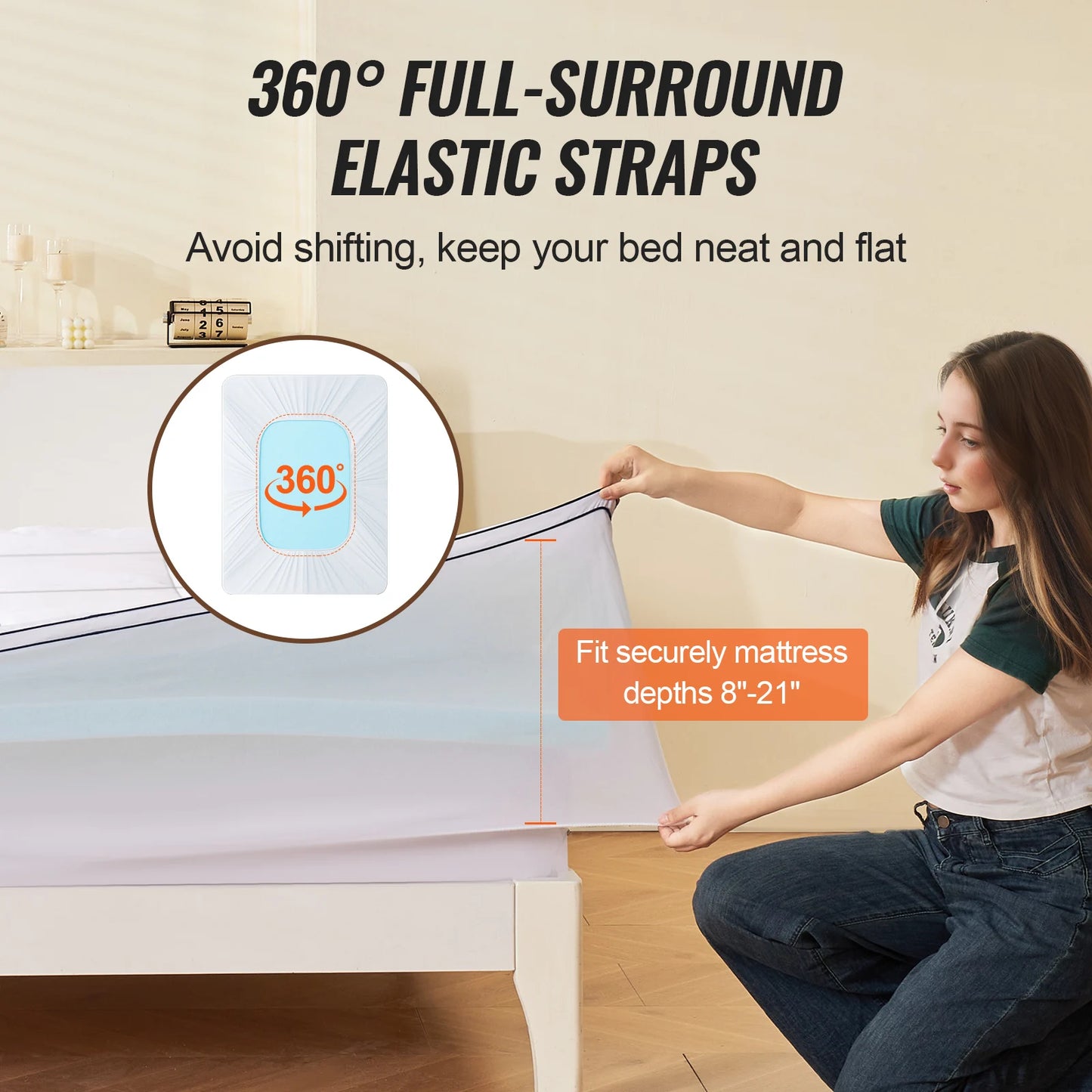 Nonecn SucceBuy Memory Foam Mattress Topper For Pressure Relief
